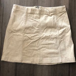 Corduroy tan skirt!